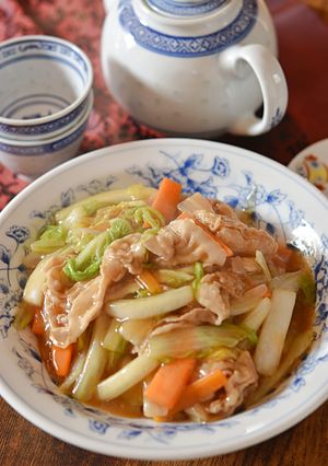 豚バラ白菜のあんかけ中華丼-レシピのメイン写真