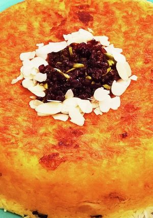 ペルシャ料理 タフチン ご飯のケーキ-レシピのメイン写真