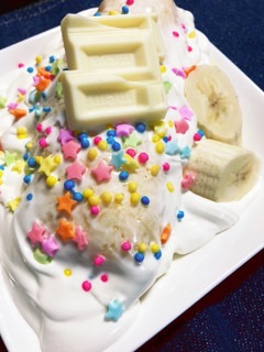 湯煎で簡単♪パン粉でクリスマスケーキ風☆-レシピのメイン写真