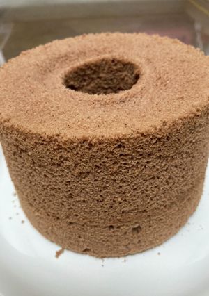 トール型でつくるココアのシフォンケーキ-レシピのメイン写真