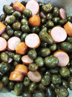 むかごとソーセージの炒め物-レシピのメイン写真