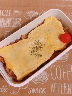 お弁当に!オムそばめし弁当-レシピのメイン写真