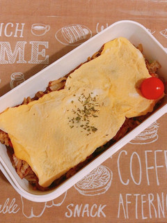 お弁当に!オムそばめし弁当-レシピのメイン写真