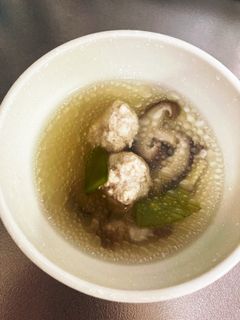生姜がきいた鶏団子スープ-レシピのメイン写真