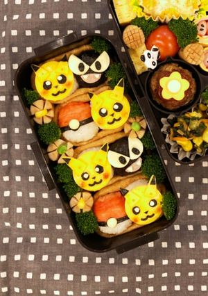 キャラ弁　ポケモン稲荷弁当-レシピのメイン写真