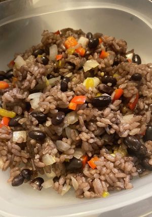 義母風、キューバ風黒豆とご飯-レシピのメイン写真