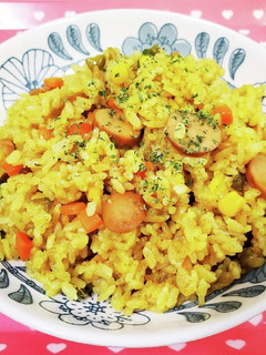 炊き込みで簡単♪カレーピラフ-レシピのメイン写真