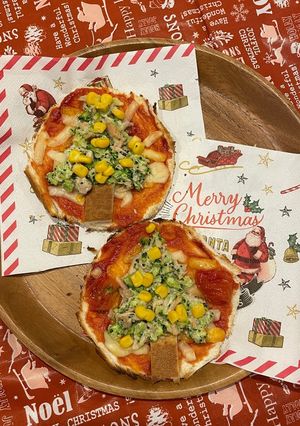 簡単！クリスマス★ミニピザ-レシピのメイン写真