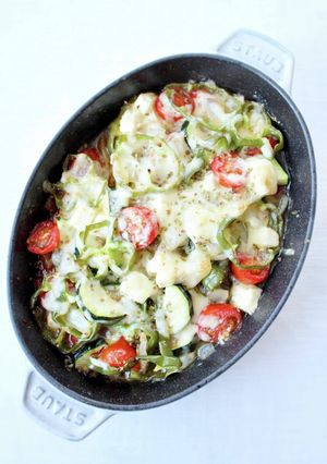 フェタチーズ【ギリシャ風野菜のチーズ焼き-レシピのメイン写真