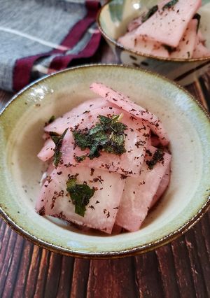 大根の甘酢ゆかり漬け-レシピのメイン写真