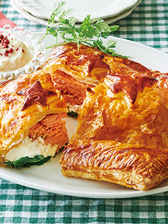 サーモンとマスカルポーネのパイ包み焼き-レシピのメイン写真
