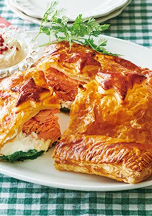 サーモンとマスカルポーネのパイ包み焼き-レシピのメイン写真