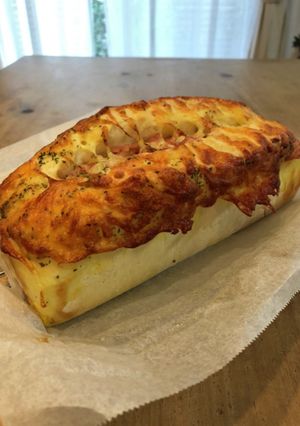 パウンド型で！米粉ベーコンパン-レシピのメイン写真