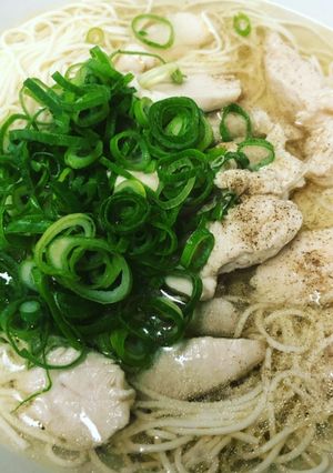 豆腐麺で鳥そば風♡低糖質-レシピのメイン写真