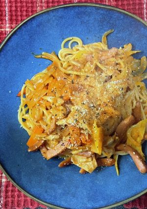 ピザソースで作るナポリタン-レシピのメイン写真