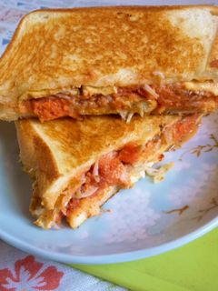 明太しらすの玉子焼きホットサンド-レシピのメイン写真