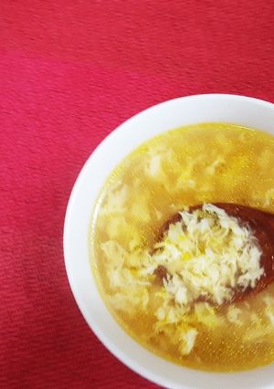 卵のふわふわスープ~キャロット風味~-レシピのメイン写真