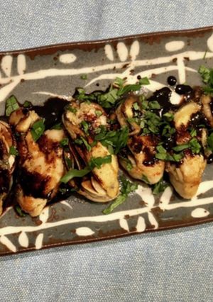 旨味がギュッ！牡蠣のバルサミコソース-レシピのメイン写真