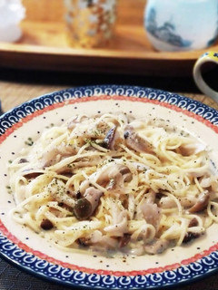 たっぷりきのこと豆乳のパスタ-レシピのメイン写真