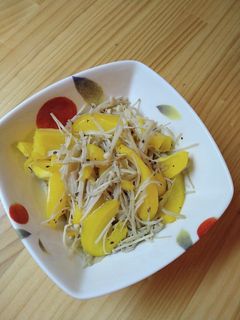 えのき茸とパプリカのバジル炒め-レシピのメイン写真