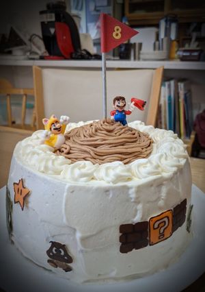 2021/10/10誕生会のケーキ-レシピのメイン写真