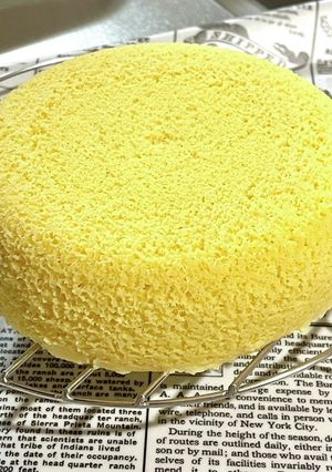 レンジで簡単おからの低糖質スポンジケーキ-レシピのメイン写真