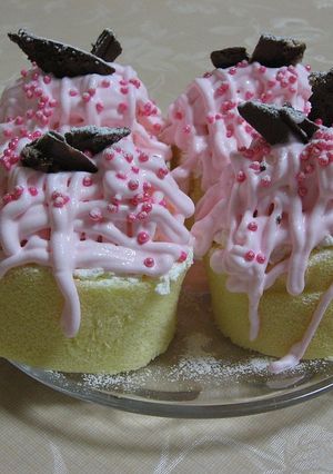 市販のロールケーキ(^^♪-レシピのメイン写真