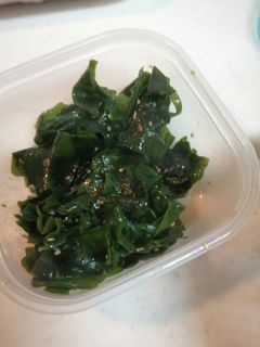わかめのごま油炒め-レシピのメイン写真
