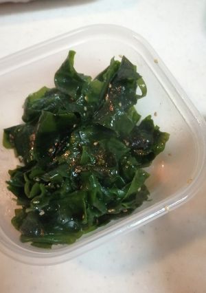 わかめのごま油炒め-レシピのメイン写真