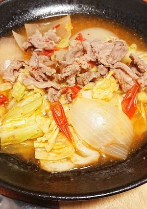 ハリッサ＆ラム肉de中東っぽいスープ-レシピのメイン写真