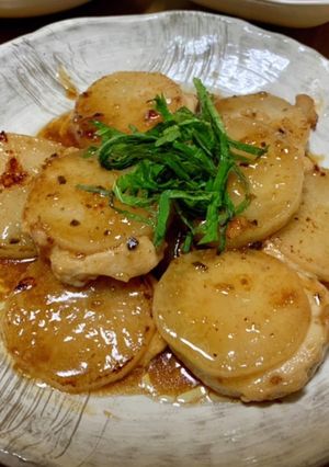 大根の鶏ひき肉はさみ焼き☆-レシピのメイン写真