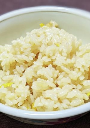 柚子の皮のポン酢炊き込みご飯-レシピのメイン写真
