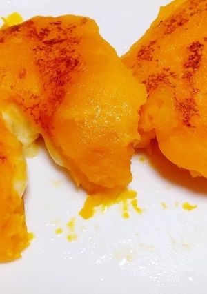チーズがとろ～りカボチャ餅-レシピのメイン写真