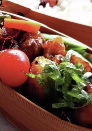 お弁当★韓国旨辛焦がしバターホタテ -レシピのメイン写真