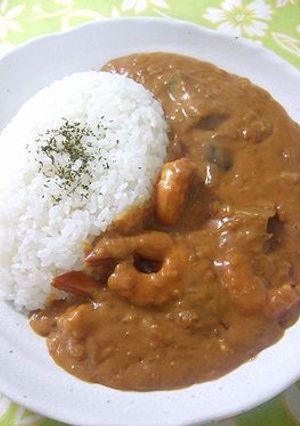 簡単✿海老と茄子のトマトクリームカレー-レシピのメイン写真