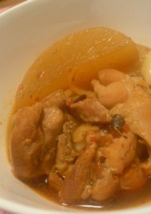 鶏肉と大根の韓国風ピリカラ煮☆にんにく風味☆-レシピのメイン写真