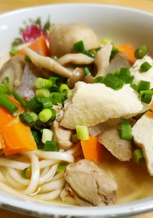 寒い日にアツアツ♪けんちんうどん(^^♪-レシピのメイン写真