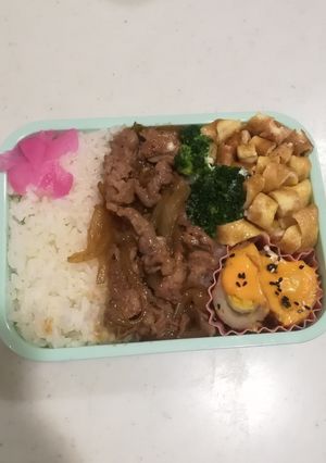 高校生の焼肉弁当2021.12.7-レシピのメイン写真