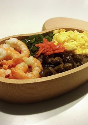のっけ弁当2021.12.07 四色弁当-レシピのメイン写真