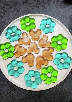 手作り簡グミ～残ってるかき氷シロップ～-レシピのメイン写真