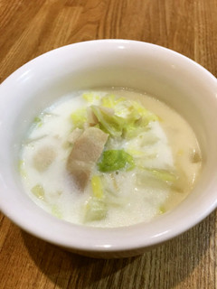 白菜とベーコンのミルクスープ-レシピのメイン写真