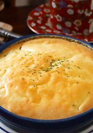 豆腐でヘルシー♡ふわふわスフレドリア-レシピのメイン写真
