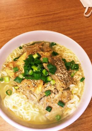 サッポロ一番ピリ辛ゴボ玉塩ラーメン-レシピのメイン写真