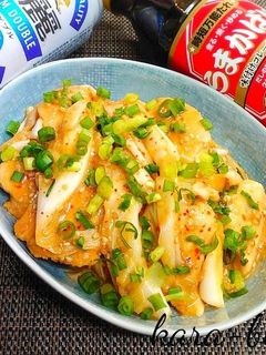 むね肉と長ネギのにんにくうまか味噌炒め-レシピのメイン写真