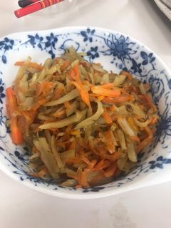 キクイモのきんぴら-レシピのメイン写真