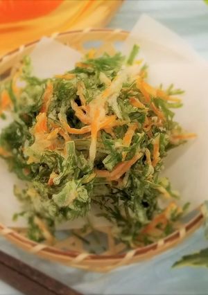 にんじんの皮と葉のかき揚げ-レシピのメイン写真