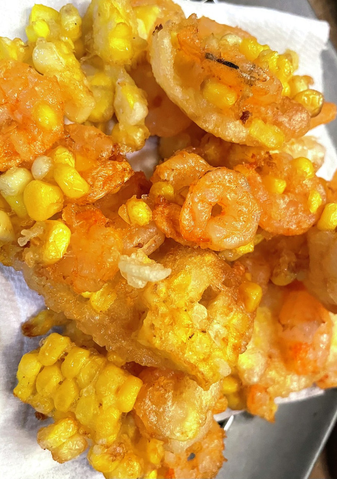 とうもろこしと小エビのかき揚げ-レシピのメイン写真