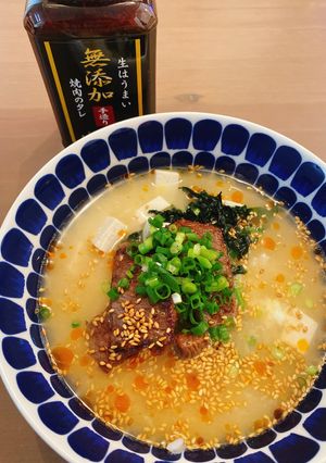 無添加焼肉のたれで 即席カルビクッパ-レシピのメイン写真