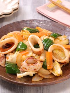 いかと春キャベツの回鍋肉炒め-レシピのメイン写真