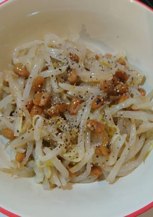 簡単！激うま！もやしと納豆のナムル♪-レシピのメイン写真
